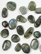 Lot: Polished Labradorite Pebbles - kg ( lbs) #90623-2